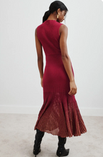 Load image into Gallery viewer, Moon River Shimmer Hem Sweater Dress
