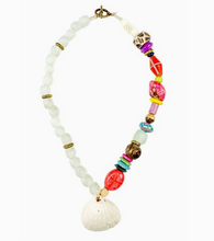 Load image into Gallery viewer, Twine &amp; Twig Calypso Tribal Shell Necklace
