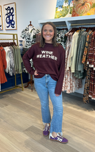 Load image into Gallery viewer, Wine Weather Sweater
