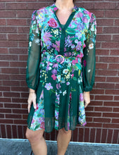 Load image into Gallery viewer, Alivia Emerald Garden Enchant Alice Dress
