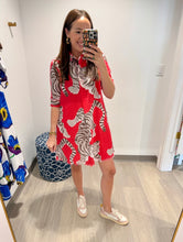 Load image into Gallery viewer, Dizzy Lizzie Pink Tiger Chatham Dress
