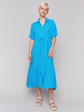 Load image into Gallery viewer, Charlie B Long Button Front Dress
