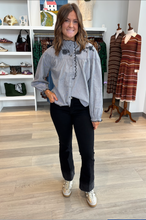 Load image into Gallery viewer, Dear John Embroidered Hillary Top
