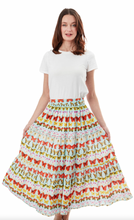 Load image into Gallery viewer, Dizzy Lizzie Woodstock Skirt Multi Butterflies
