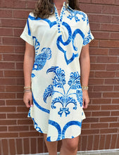 Load image into Gallery viewer, Maude Blue Fresco Anna Dress
