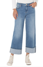 Load image into Gallery viewer, Liverpool Morgan Cuffed Wide Leg
