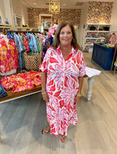 Load image into Gallery viewer, La Mere Luxe Pink Blossom Hailey Midi
