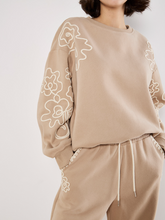 Load image into Gallery viewer, Floral Embroidered Sweatshirt

