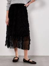 Load image into Gallery viewer, Wavy Tulle Midi Skirt
