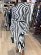 Load image into Gallery viewer, Moon River Long Sleeve Pleated Midi Dress
