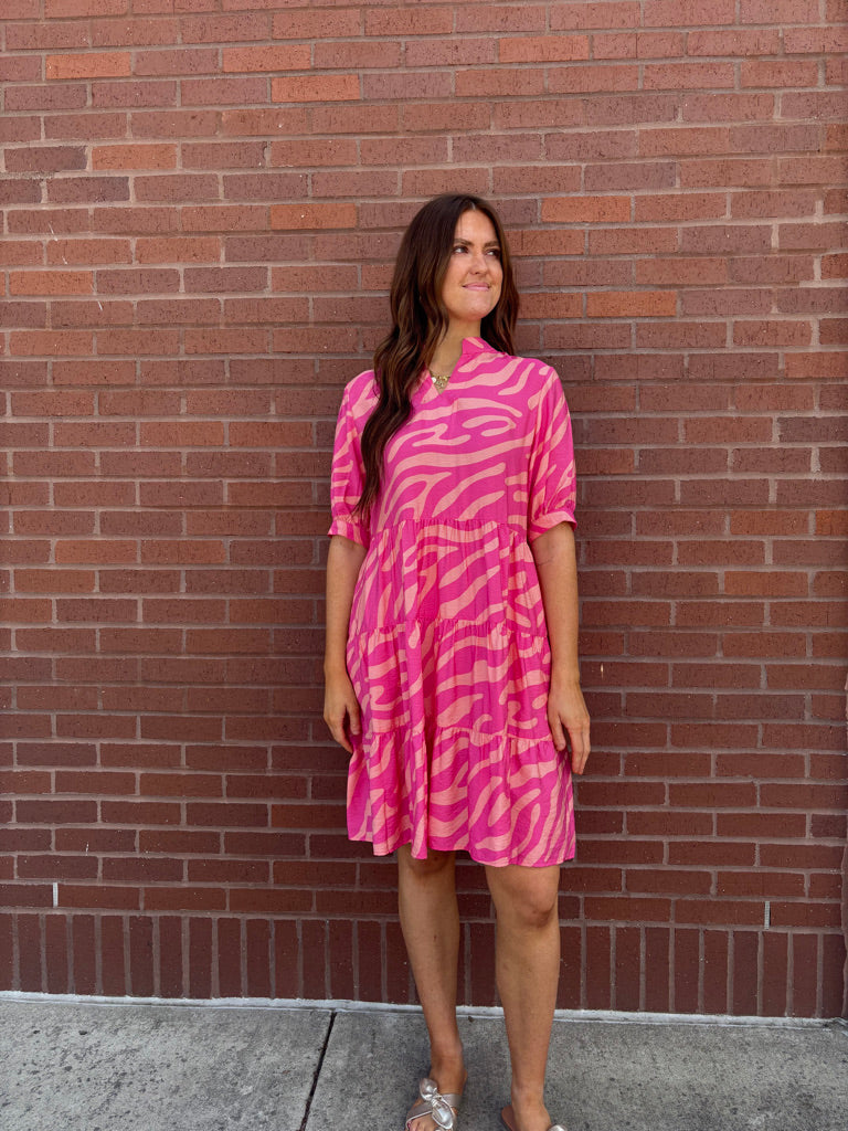 Uncle Frank Pink Zebra Dress – The Farmer's Daughter