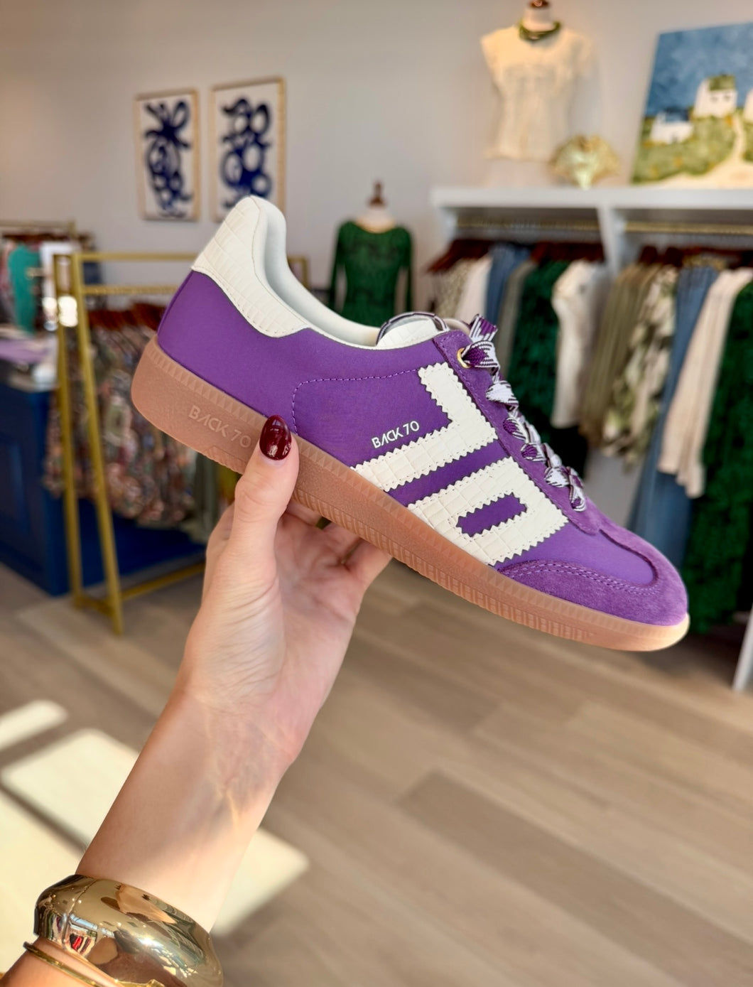 Back 70 Purple Ghost Sneaker