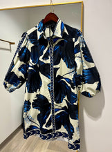Load image into Gallery viewer, Maude Indigo Lilies Ava Dress
