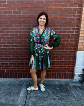 Load image into Gallery viewer, Alivia Emerald Garden Enchant Alice Dress
