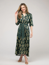 Load image into Gallery viewer, Beau and Ro Emerald Deco Eloise Dress
