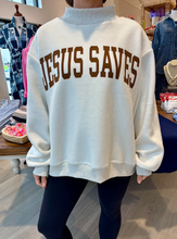 Load image into Gallery viewer, Cross/Jesus Saves Reversible Sweatshirt
