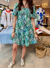 Load image into Gallery viewer, Apricot Leaf Print Embroidery Dress
