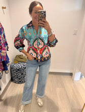 Load image into Gallery viewer, Maude Ikat Elsa Top
