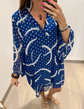 Load image into Gallery viewer, Holly Shae Blue Wave Bliss Cece Caftan
