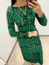 Load image into Gallery viewer, Compania Paisley Knit Dress
