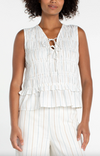 Load image into Gallery viewer, Liverpool Multi Stripe Woven Top
