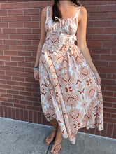 Load image into Gallery viewer, Moon River Corset Multi Midi Dress
