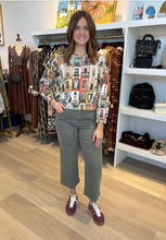 Load image into Gallery viewer, Ivy Jane Popover Novelty Knit Top
