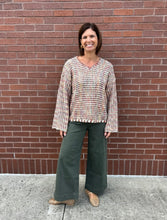 Load image into Gallery viewer, Charlie B Novelty Yarn Crochet Sweater

