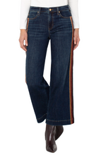 Load image into Gallery viewer, Liverpool Velvet Trim Stride Wide Leg
