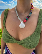 Load image into Gallery viewer, Twine &amp; Twig Calypso Tribal Shell Necklace
