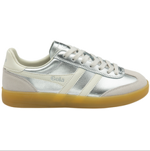 Load image into Gallery viewer, Gola Silver Viper Metallic Sneaker
