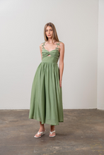 Load image into Gallery viewer, Moon River Strap Bow Detail Dress

