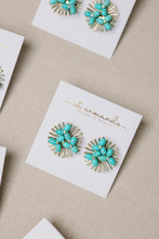 Load image into Gallery viewer, St Armands Sunburst Stud Earring
