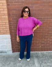 Load image into Gallery viewer, StitchDrop Hyper Violet Sandcastle Sweater
