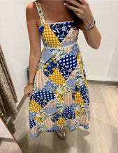 Load image into Gallery viewer, Moon River Ric Rac Trim Midi
