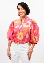 Load image into Gallery viewer, Ivy Jane Floral Popover Top
