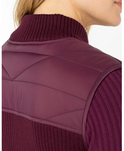 Load image into Gallery viewer, Liverpool Quilted Front Zip Sweater Vest
