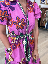 Load image into Gallery viewer, Maude Mauve Blossoms Della Dress
