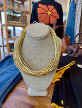 Load image into Gallery viewer, Leatherette Gold Necklace
