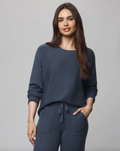 Load image into Gallery viewer, Splendid Ice Navy Georgie Sweater
