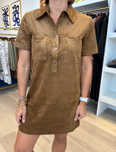 Load image into Gallery viewer, Z Supply Sydney Suede Mini Dress
