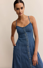 Load image into Gallery viewer, Z Supply Denim Angel Eyes Midi Dress
