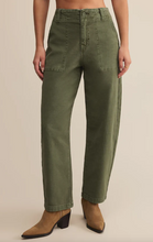 Load image into Gallery viewer, Z Supply Olive Twill Pants

