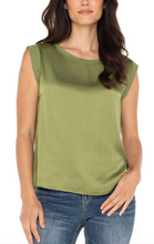 Load image into Gallery viewer, Liverpool Sleeveless Knit Woven Top
