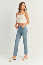 Load image into Gallery viewer, Just Black Denim Light Cigarette Jean
