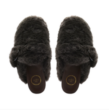 Load image into Gallery viewer, Solei Sea Bark Aspen Fur Clog
