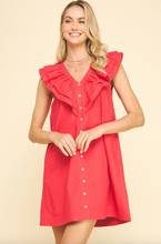 Load image into Gallery viewer, Ruffled Detailed Mini Dress
