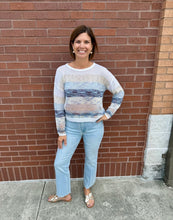 Load image into Gallery viewer, StitchDrop Tide Blue Padre Island Sweater
