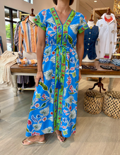 Load image into Gallery viewer, Isla Payal Forest Blue Isla Maxi

