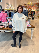 Load image into Gallery viewer, Cross/Jesus Saves Reversible Sweatshirt

